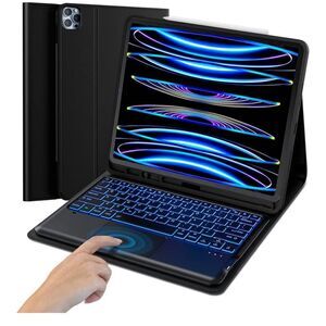 12.9 Case with Wireless Keyboard & Touchpad, NEW